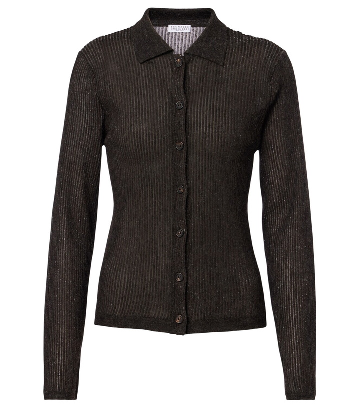 Photo: Brunello Cucinelli Silk and wool top