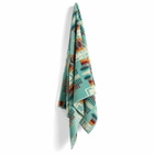 Pendleton Jacquard Bath Towel in Aqua 