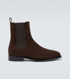 The Row - Grunge suede Chelsea boots