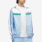 Casablanca Men's Contrast Yoke Track Jacket in Pale Blue