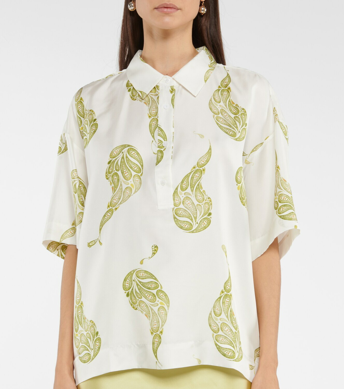 Christopher Esber Paisley silk twill shirt
