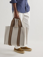 Loro Piana - Webbing-Trimmed Cotton-Canvas Tote Bag