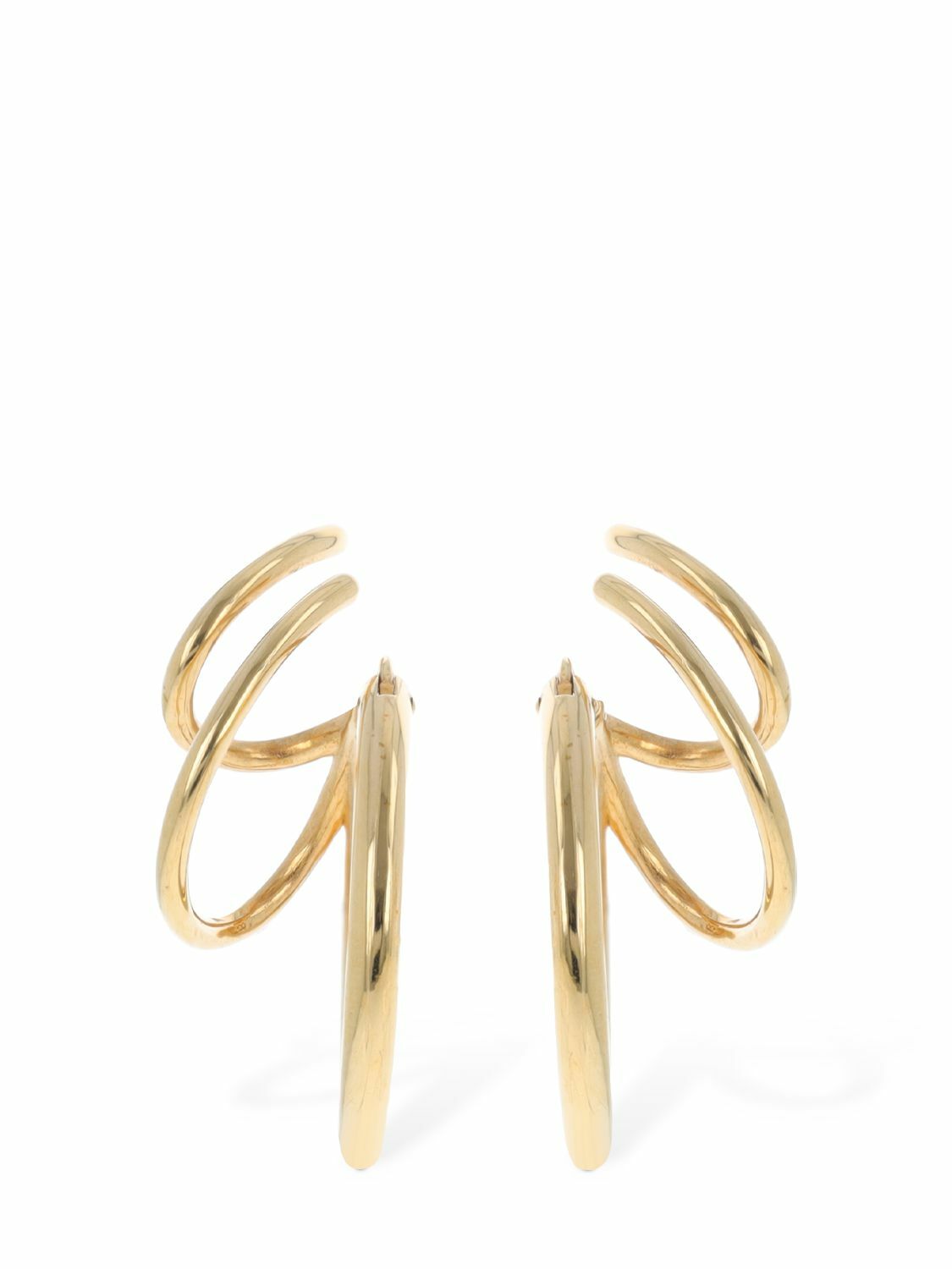 PANCONESI Diamond Serpent Hoop Earrings Panconesi