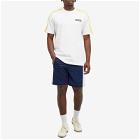 Adidas Men's Adibreak T-shirt in White/Bold Gold