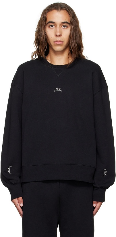 Photo: A-COLD-WALL* Black Embroidered Sweatshirt