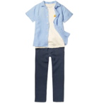 Hartford - Boys Ages 2 - 12 Linen-Chambray Drawstring Trousers - Men - Navy