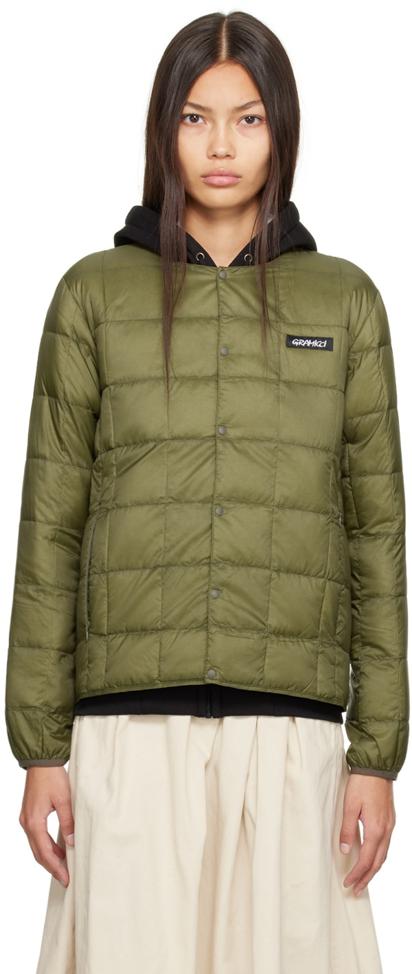 Gramicci Khaki Taion Edition Inner Down Jacket Gramicci