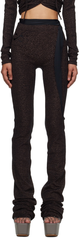 Photo: Ottolinger Brown Drape Lounge Pants