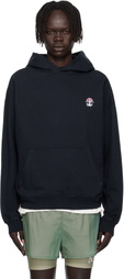 District Vision Navy California Cotton Hoodie