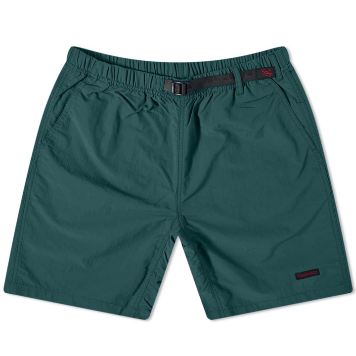 Photo: Gramicci Men's Shell Packable Shorts in Forest Green