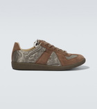 Maison Margiela - Replica suede-trimmed sneakers