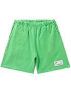 Pasadena Leisure Club - Leisure Straight-Leg Logo-Appliquéd Cotton-Jersey Shorts - Green