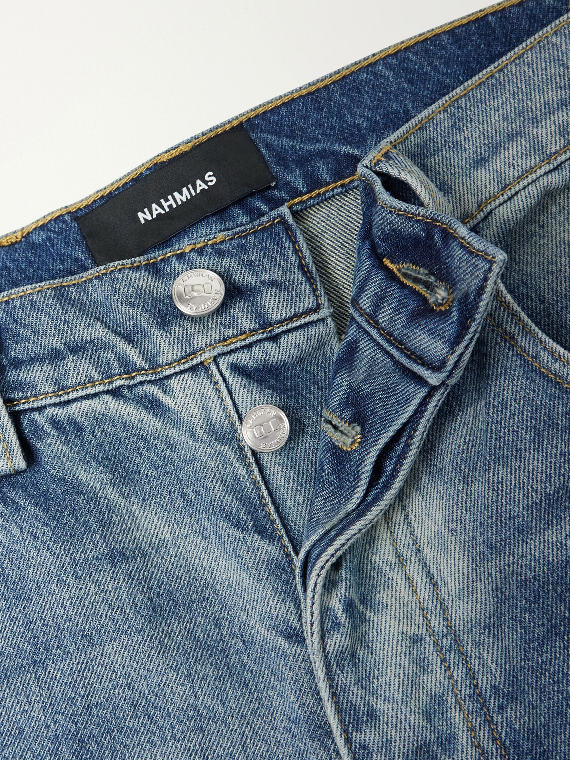 NAHMIAS - High Tide Straight-Leg Jeans - Blue