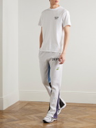Gallery Dept. - Logo-Print Paint-Splattered Cotton-Jersey Sweatpants - Gray