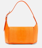 The Attico - 7/7 Small lizard-effect leather shoulder bag