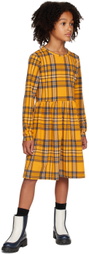 Mini Rodini Kids Yellow Check Dress