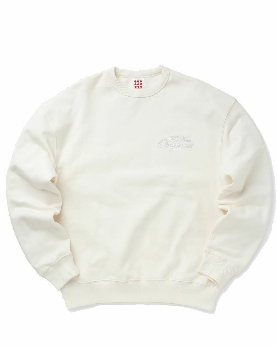Photo: The New Originals Paint Box Crewneck White - Mens - Sweatshirts