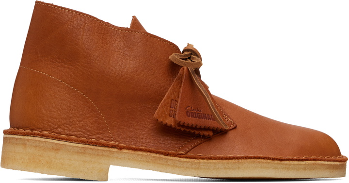 Photo: Clarks Originals Tan Leather Desert Boots