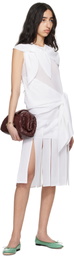 SUPER YAYA White Scarf Blouse