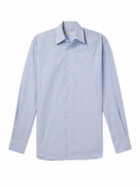 Saman Amel - Striped Cotton-Poplin Shirt - Blue