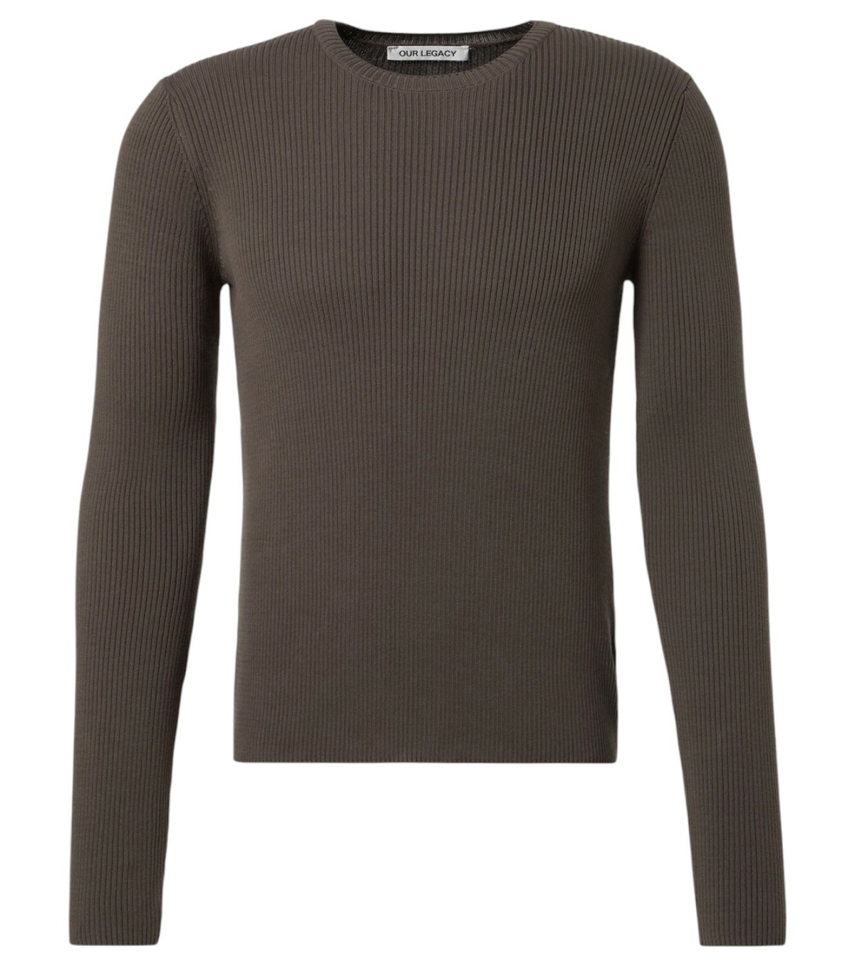 Our Legacy Compact ribbed-knit cotton sweater Our Legacy