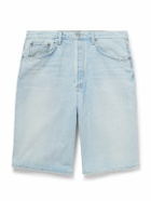 AGOLDE - Skater Straight-Leg Denim Shorts - Blue