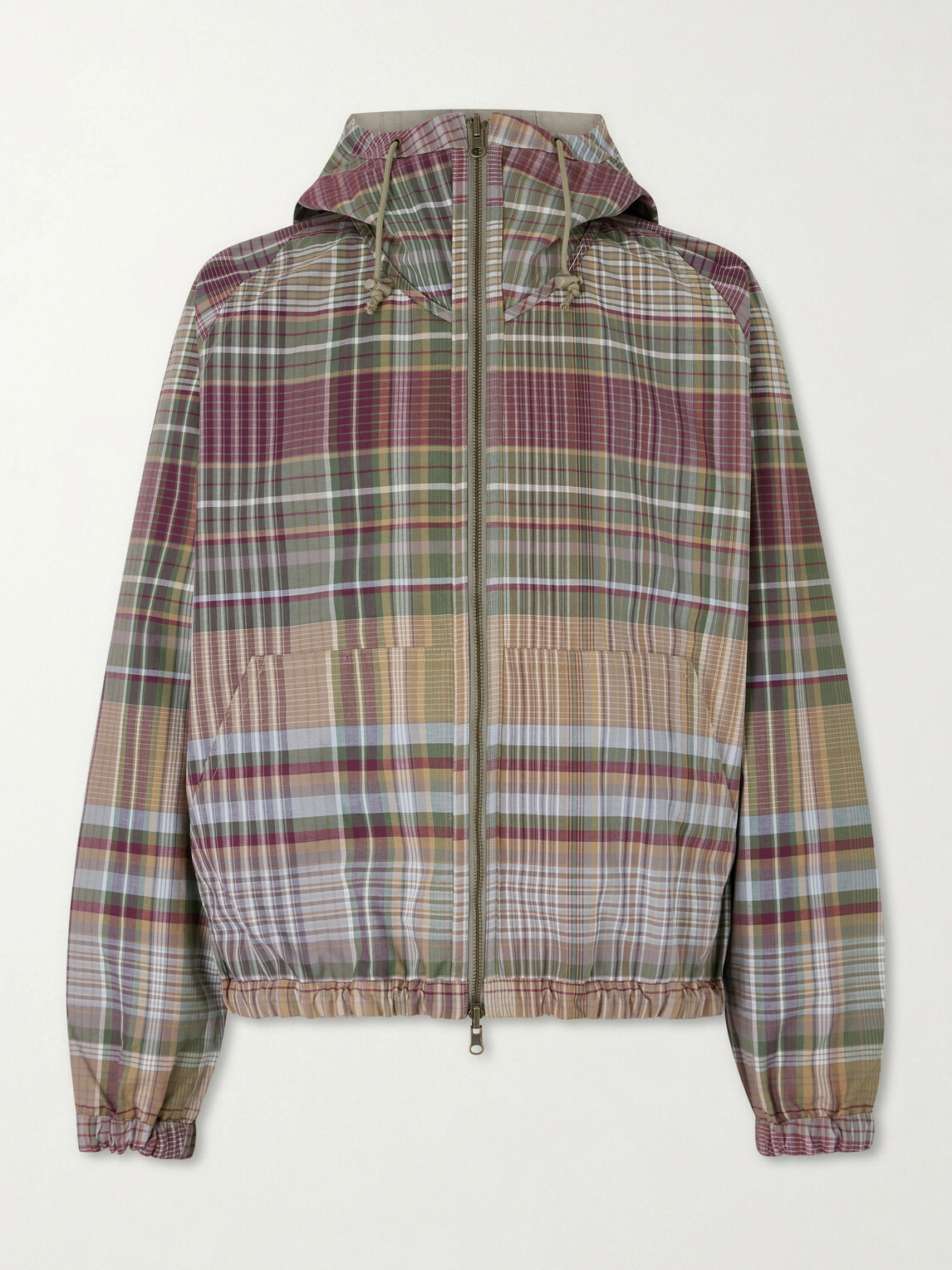 Aimé Leon Dore - Reversible Checked Shell Windbreaker Jacket - Brown