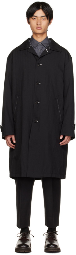 Photo: Comme des Garçons Homme Black Long Coat