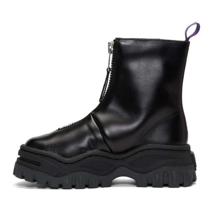 Eytys Black Leather Raven Boots Eytys