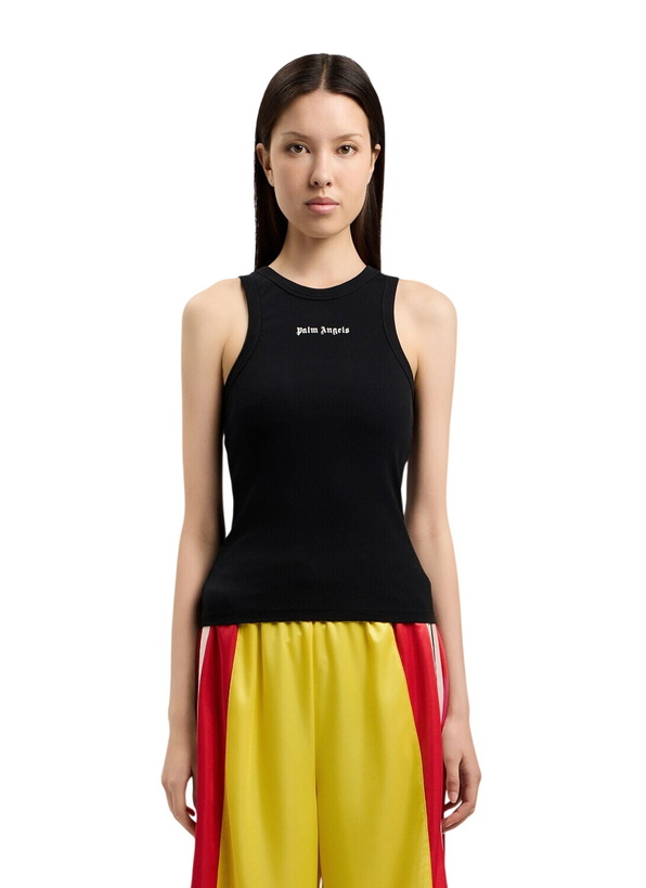 Photo: Palm Angels Classic Logo Fitted Tank Top