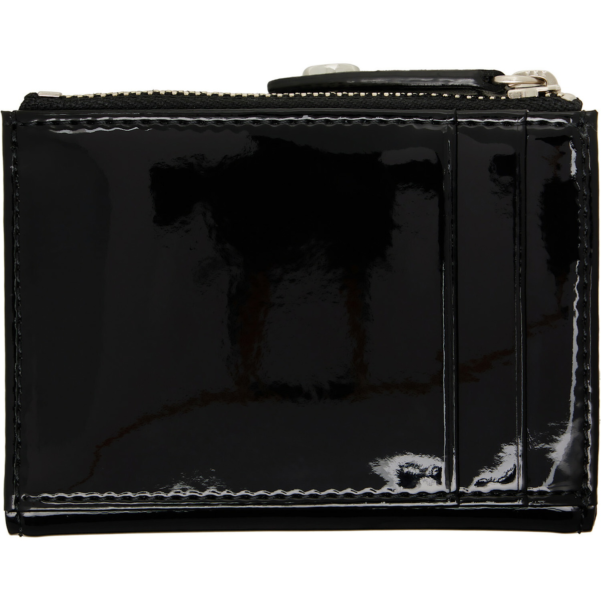 Vivienne Westwood Black Slim Flap Card Holder