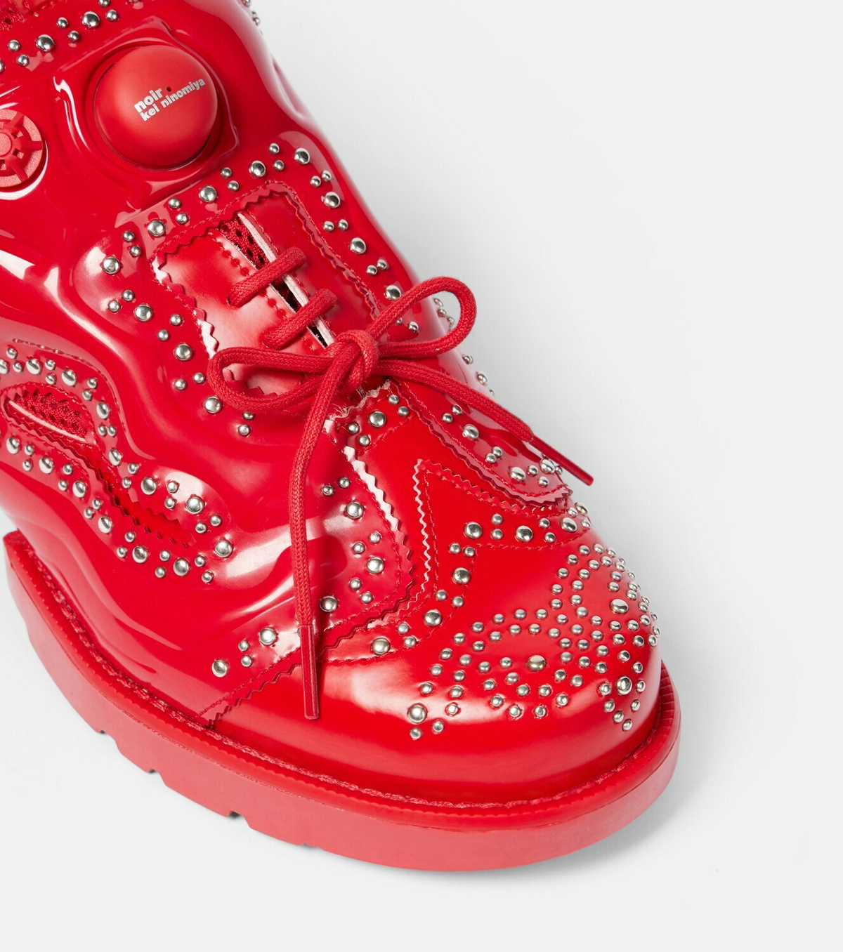 Noir Kei Ninomiya x Reebok studded brogue sneakers