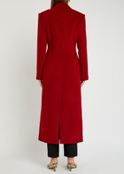 Tove Vonnie Darted Wool Coat Dark Red
