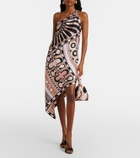 Pucci Emilio Orchidee silk twill top-handle bag