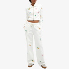 Casablanca Women's Elements En Crayon Sweatpants in White