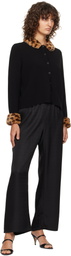 Sleeper Black Carmela Knitted Cardigan