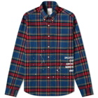 Uniform Experiment Flannel Check Drip Shirt