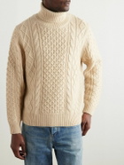 Nili Lotan - Cable-Knit Rollneck Sweater - Neutrals