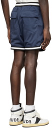 Rhude Navy Polyester Shorts