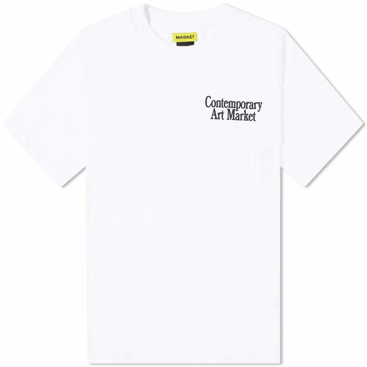 Photo: MARKET Men's Smiley Contemporary Art T-Shirt in White