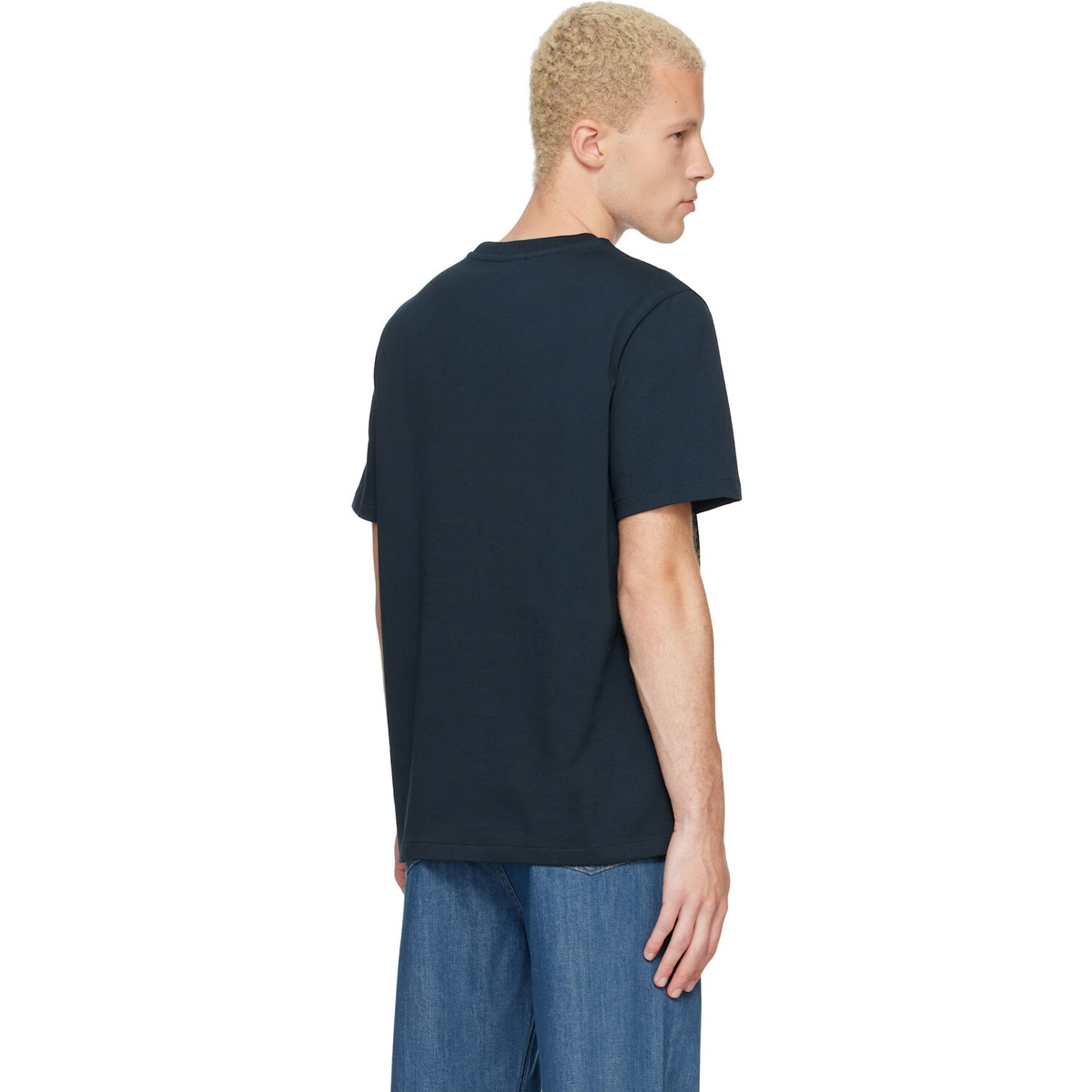 A.P.C. Navy Standard 'Rue Madame' T-shirt