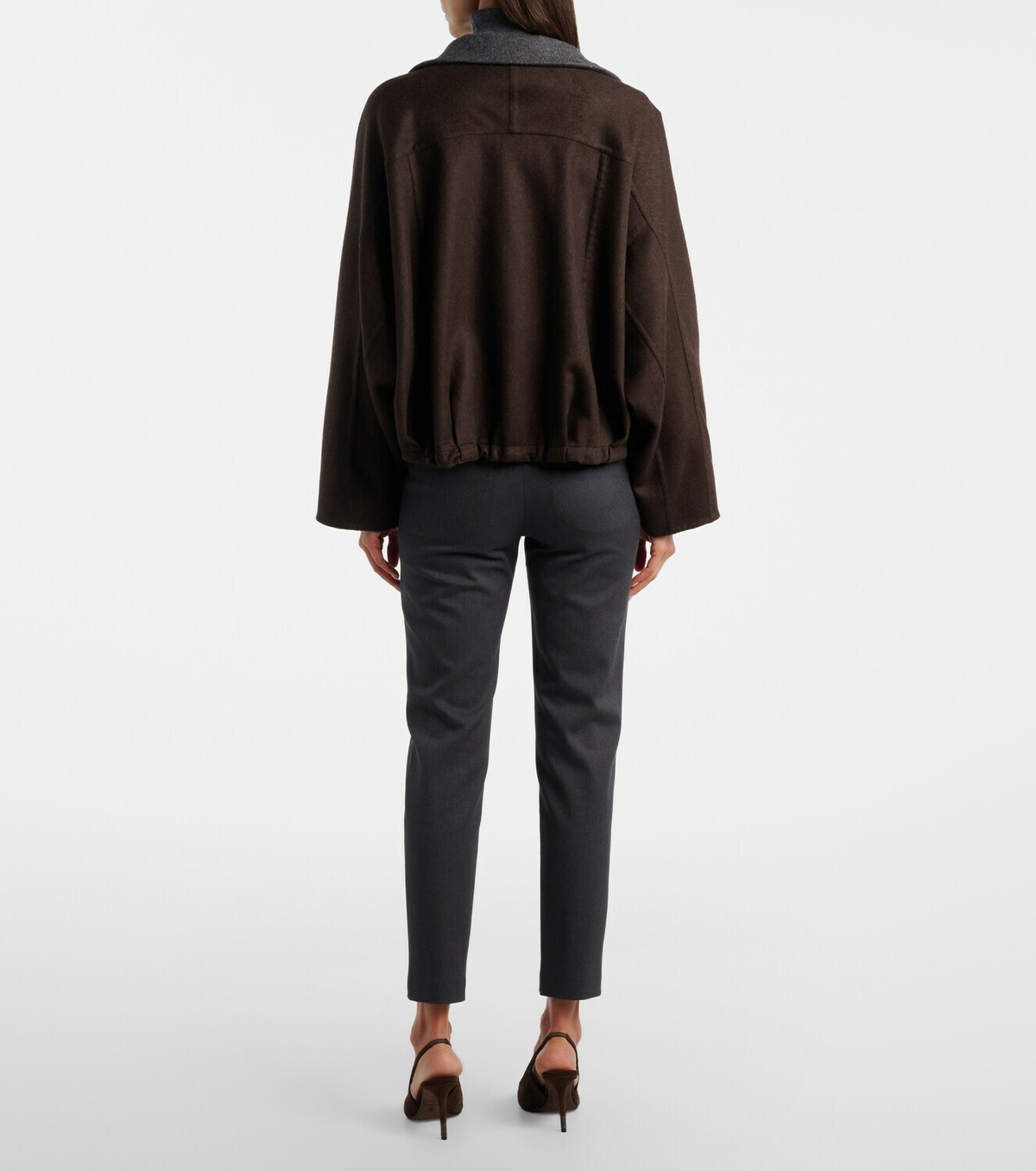 Brunello Cucinelli Cotton-blend slim pants