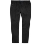 Dolce & Gabbana - Slim-Fit Tapered Stretch-Cotton Drawstring Trousers - Men - Navy