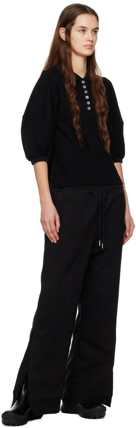 Trunk Project Black Balloon Sleeve Polo