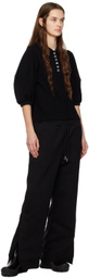 Trunk Project Black Balloon Sleeve Polo