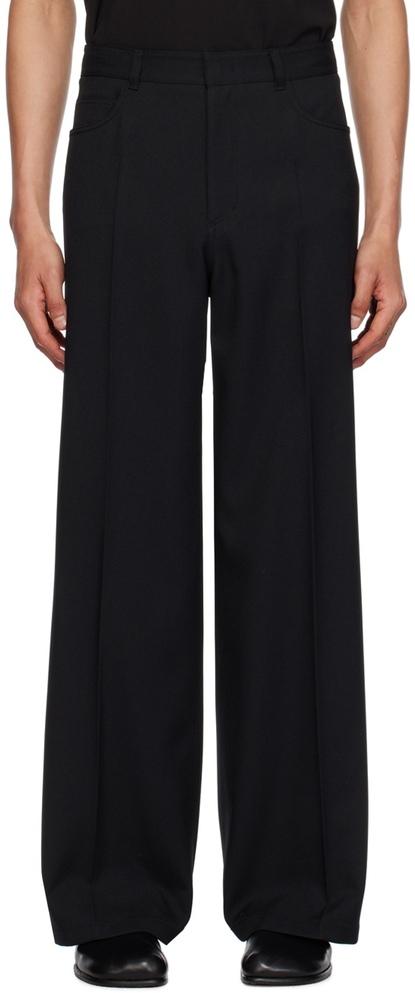 Recto Black French Trousers Recto