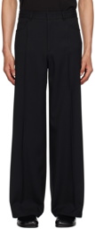 Recto Black French Trousers