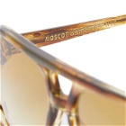 Moscot Sheister Sunglasses in Bamboo/Chesnut Fade
