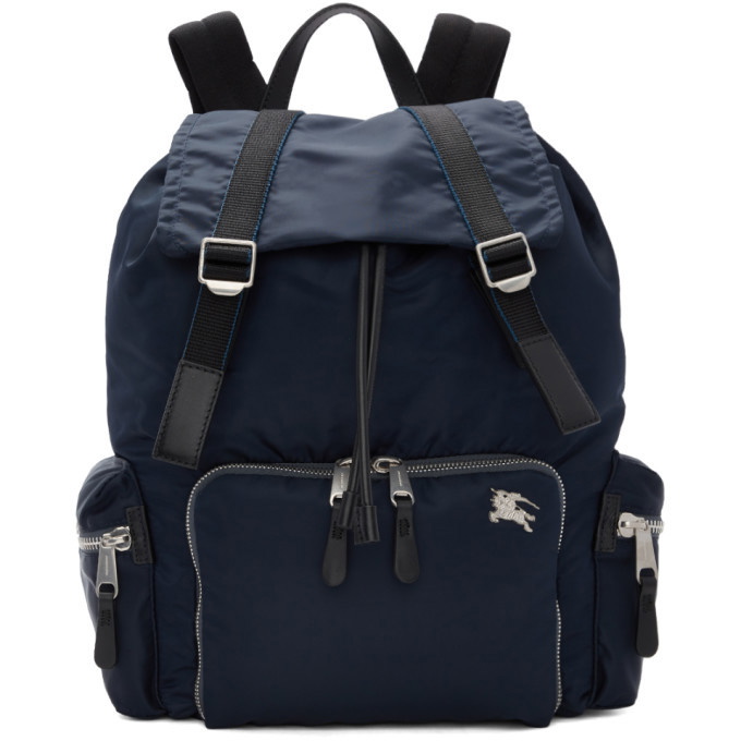 Photo: Burberry Blue Medium Aviator Backpack