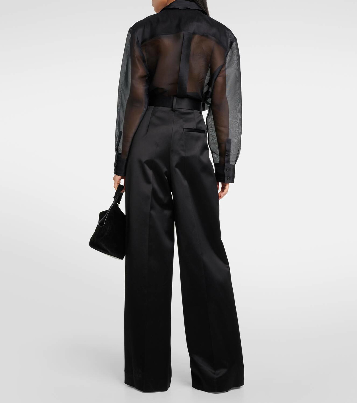 Khaite Teyana Pant Wide Leg High Rise Trouser Womens Size 2